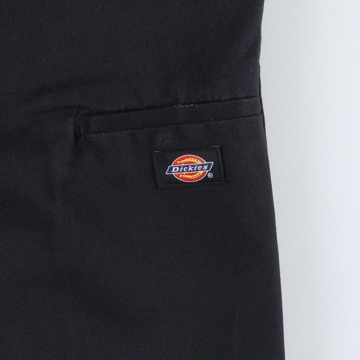 Dickies Work Shorts, Half Pants, Men's, W35 equivalent polyester black type Vintage Second Hand