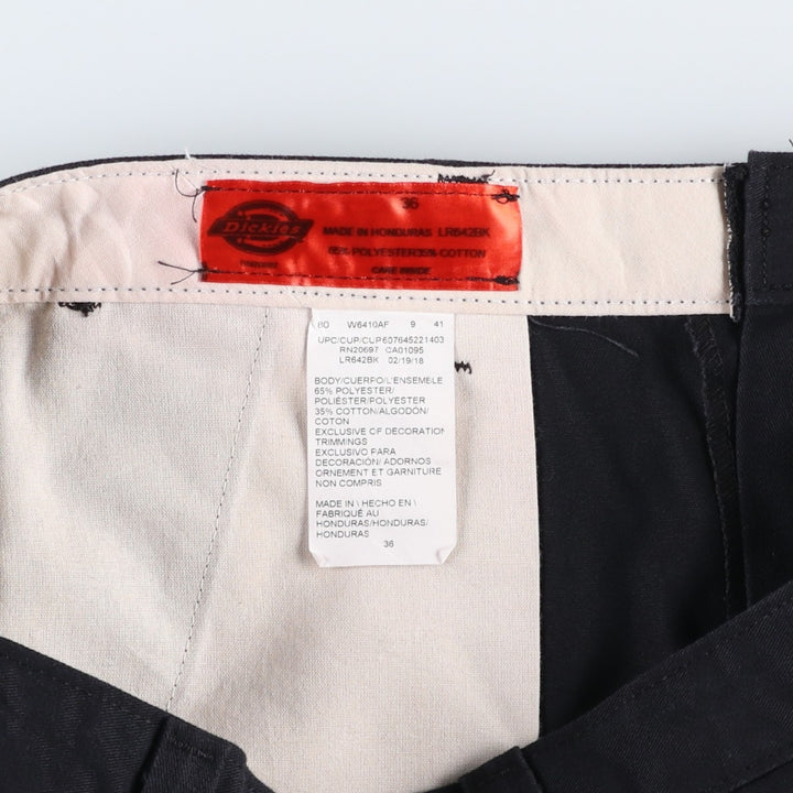Dickies Work Shorts, Half Pants, Men's, W35 equivalent polyester black type Vintage Second Hand