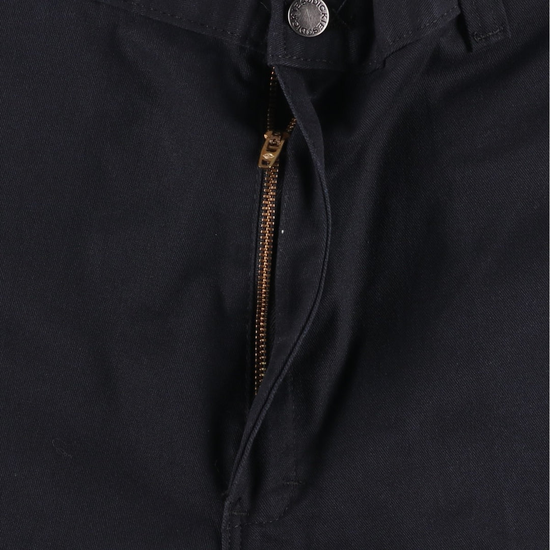 Dickies Work Shorts, Half Pants, Men's, W35 equivalent polyester black type Vintage Second Hand