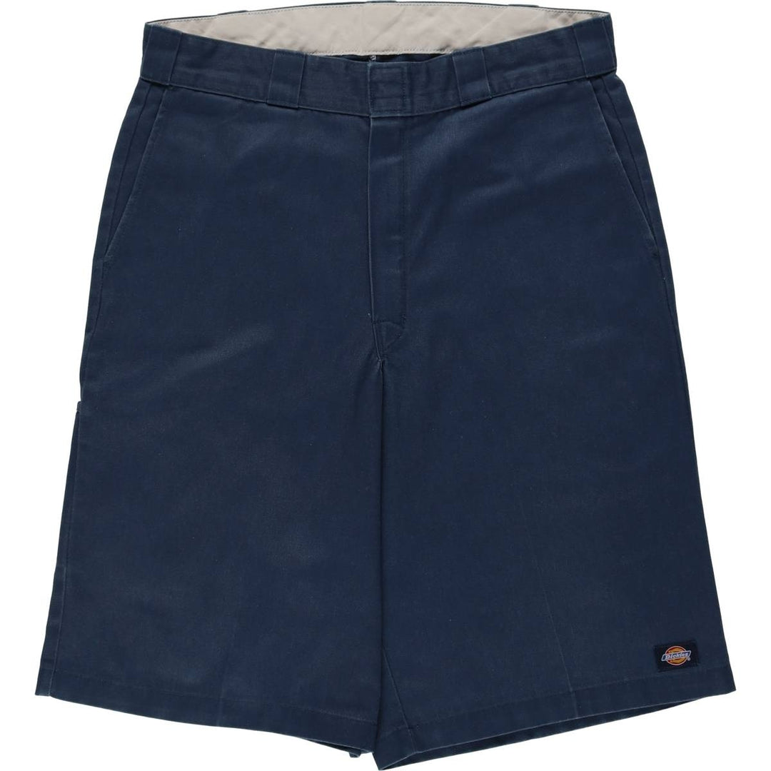 Dickies Work Shorts, Half Pants, Men's, W34 equivalent unclear navy blue type Vintage Second Hand