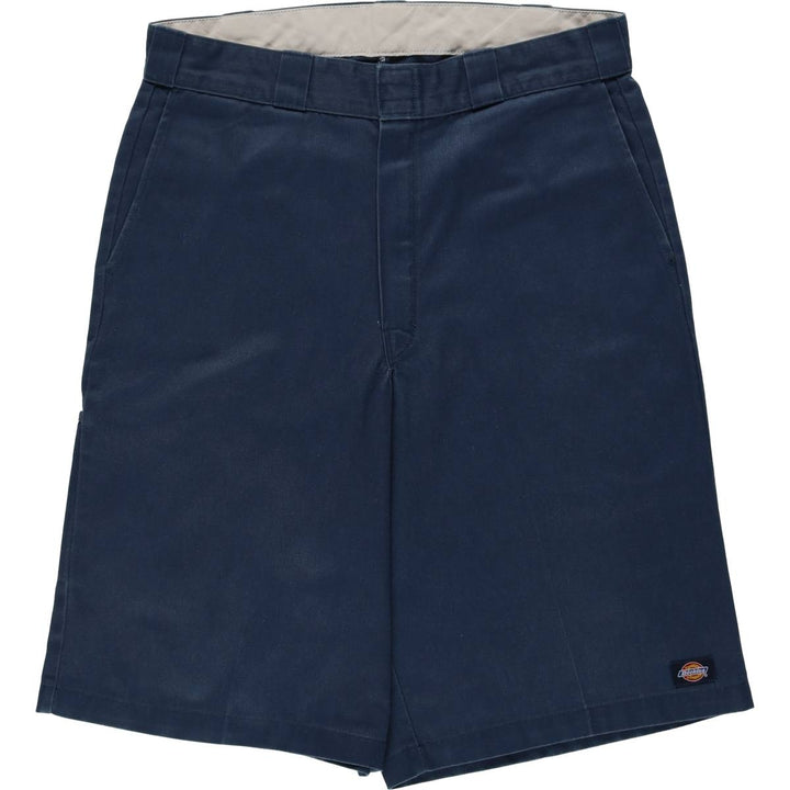 Dickies Work Shorts, Half Pants, Men's, W34 equivalent unclear navy blue type Vintage Second Hand