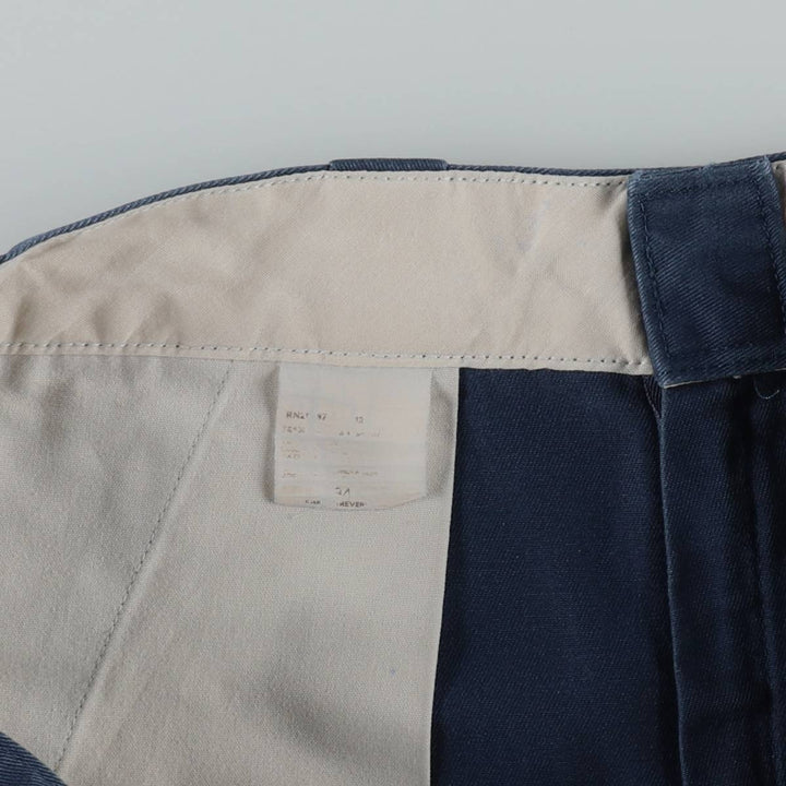 Dickies Work Shorts, Half Pants, Men's, W34 equivalent unclear navy blue type Vintage Second Hand