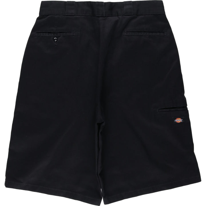 Dickies Loose Fit Work Shorts, Half Pants, Men's, W36 equivalent polyester black type Vintage Second Hand