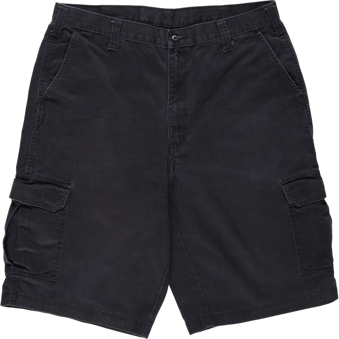 Dickies cargo shorts, half pants, men's size w35 cotton black type Vintage Second Hand