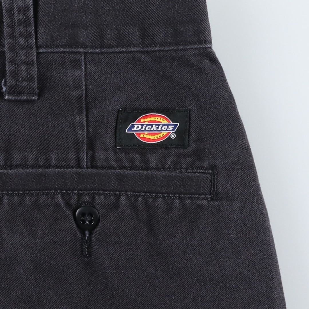 Dickies cargo shorts, half pants, men's size w35 cotton black type Vintage Second Hand
