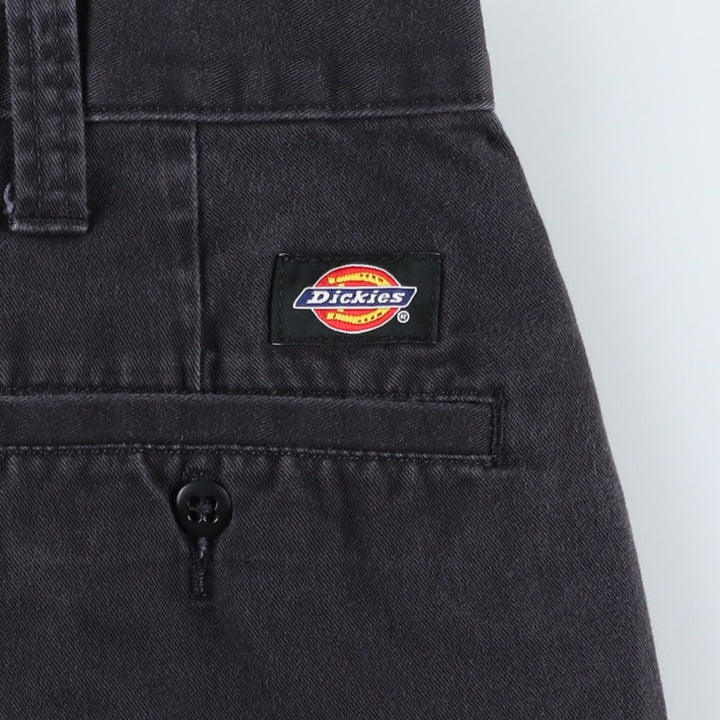 Dickies cargo shorts, half pants, men's size w35 cotton black type Vintage Second Hand
