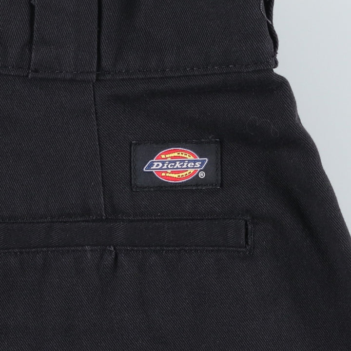 Dickies Loose Fit Cargo Shorts, Men's Size W34 (approx.) polyester black type Vintage Second Hand