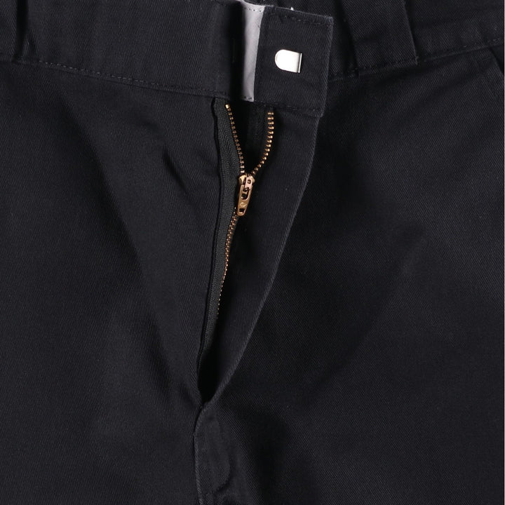 Dickies Loose Fit Cargo Shorts, Men's Size W34 (approx.) polyester black type Vintage Second Hand
