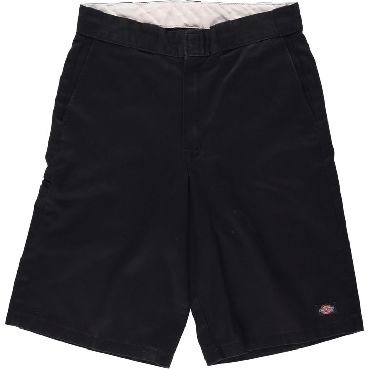2000s-era Dickies work shorts, men's size W32 (approx.) unclear black type Vintage Second Hand