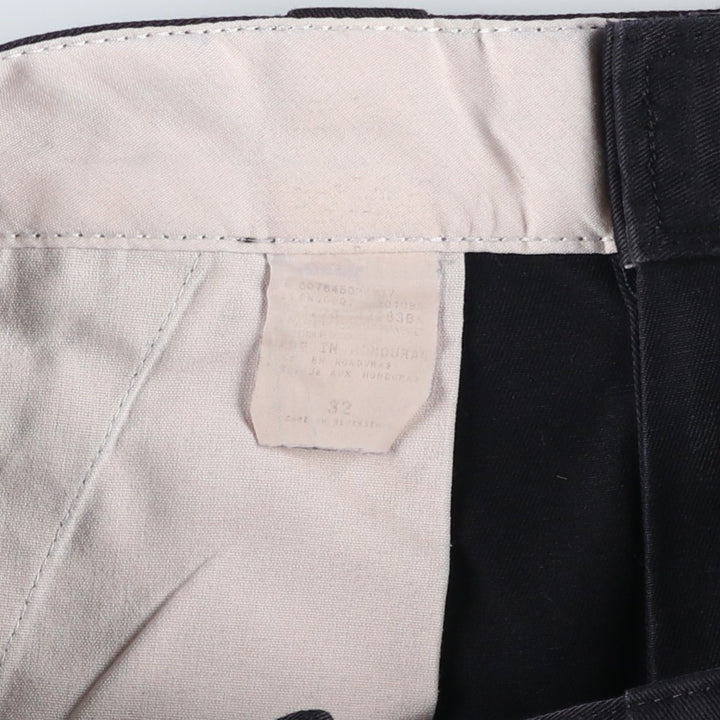 2000s-era Dickies work shorts, men's size W32 (approx.) unclear black type Vintage Second Hand