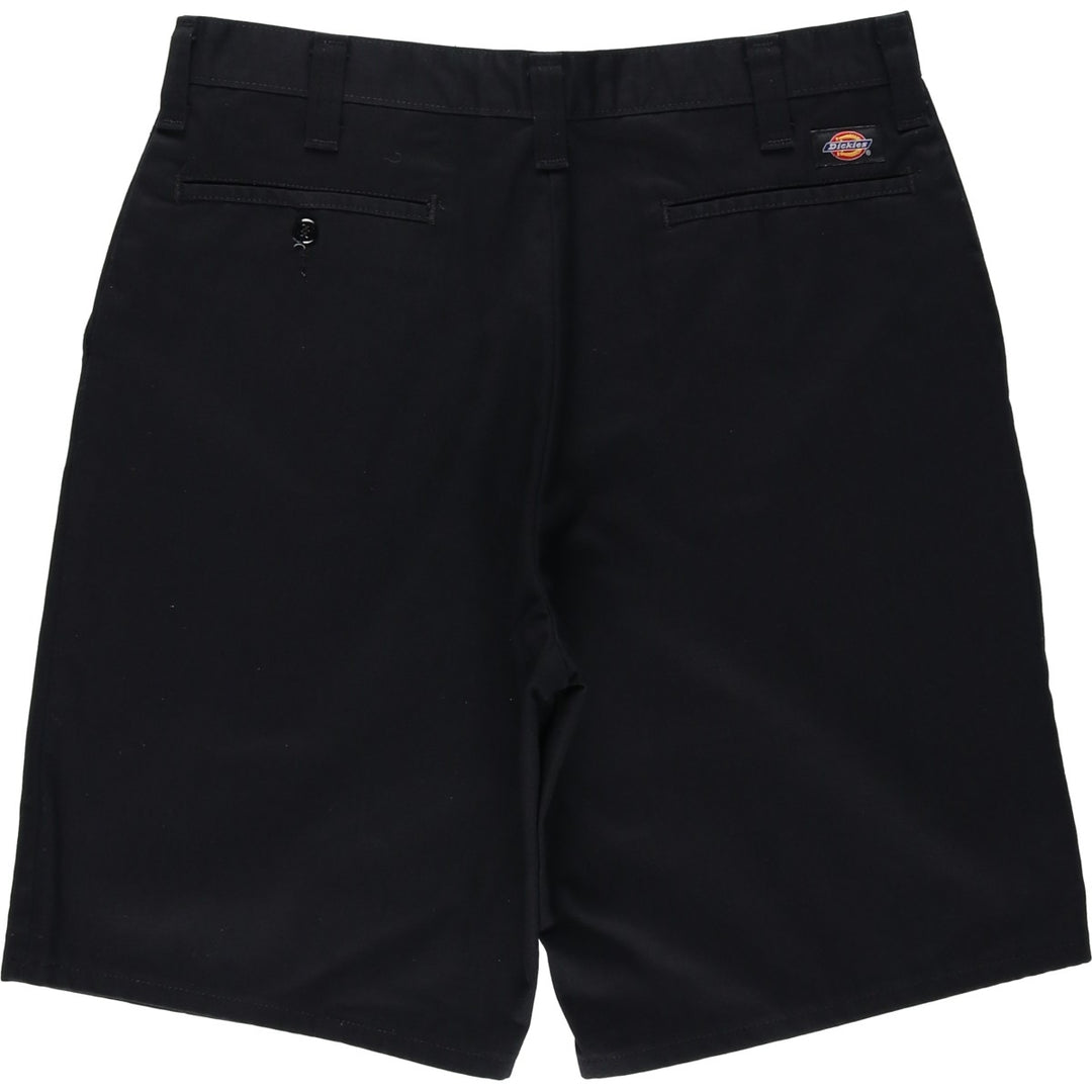 Dickies Work Shorts, Half Pants, Men's, W33 equivalent polyester black type Vintage Second Hand
