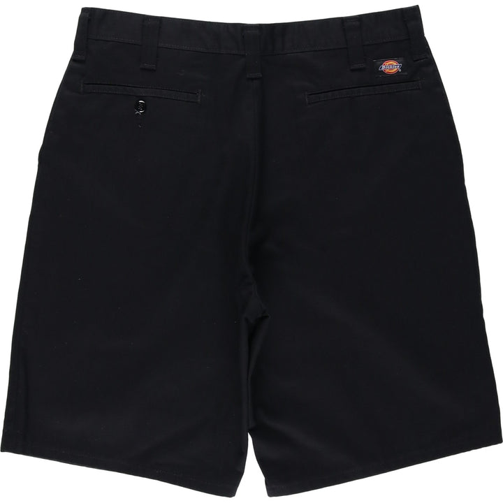 Dickies Work Shorts, Half Pants, Men's, W33 equivalent polyester black type Vintage Second Hand