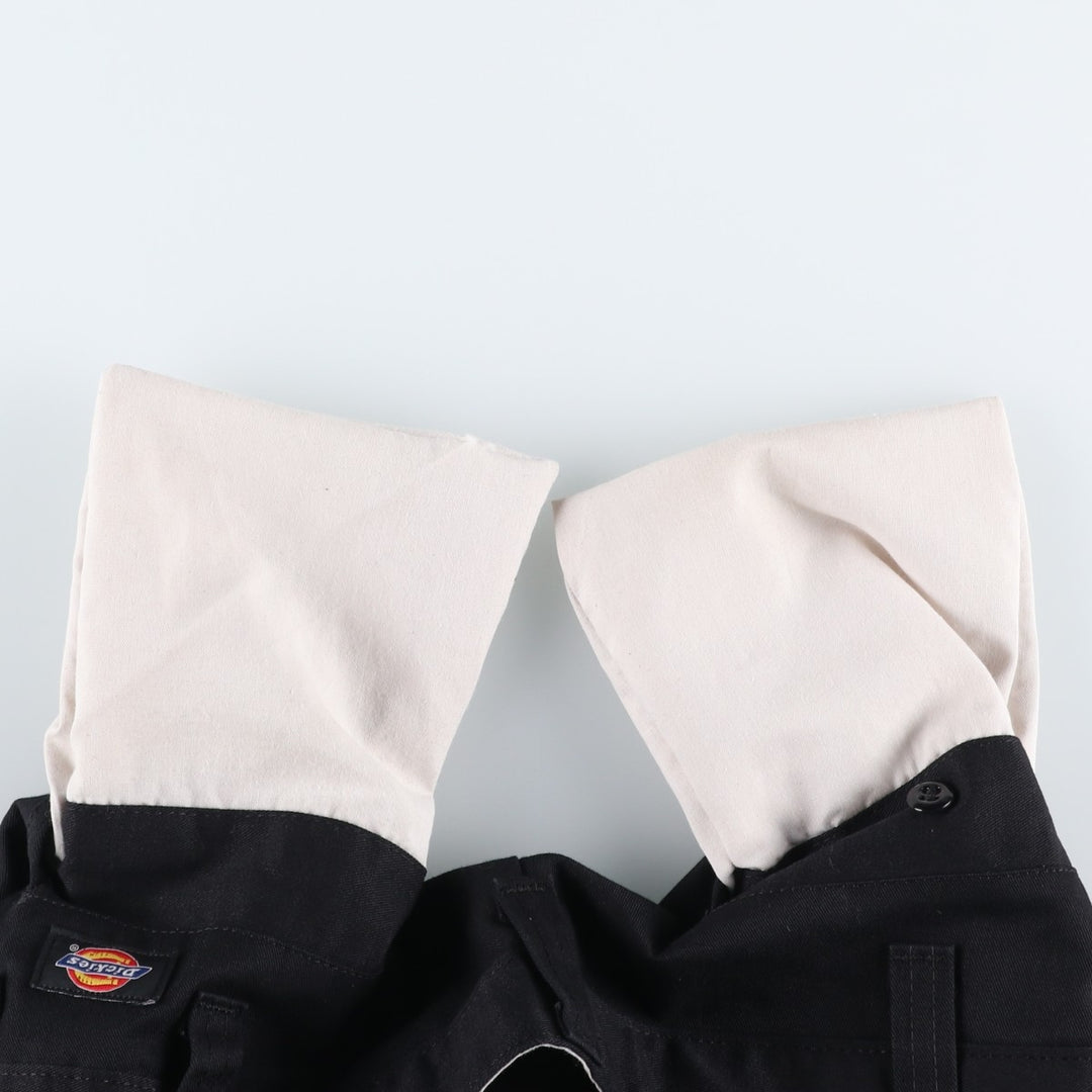 Dickies Work Shorts, Half Pants, Men's, W33 equivalent polyester black type Vintage Second Hand