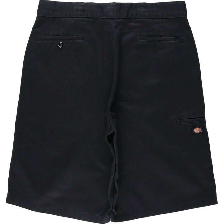 Dickies Loose Fit Work Shorts, Half Pants, Men's, W36 equivalent polyester black type Vintage Second Hand