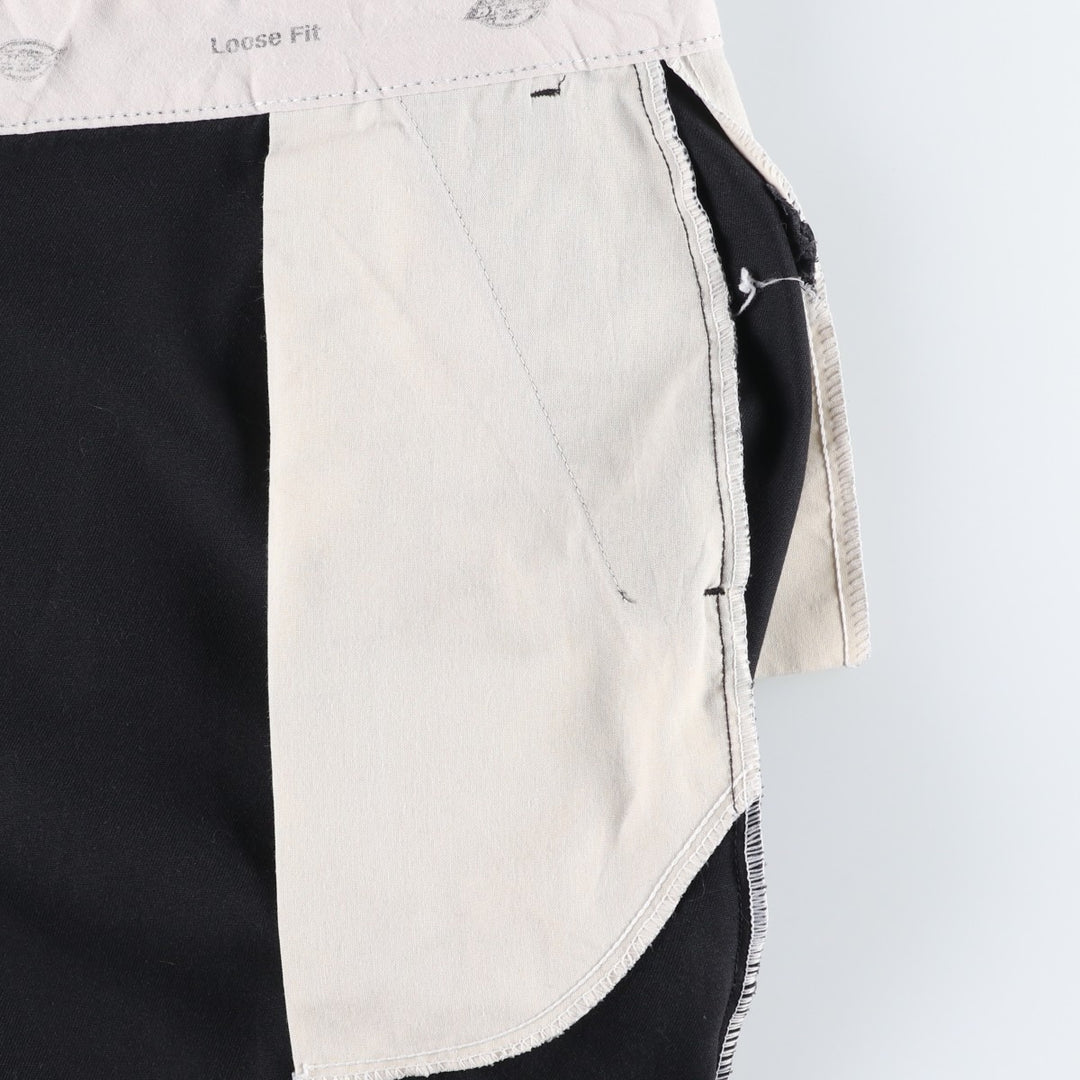 Dickies Loose Fit Work Shorts, Half Pants, Men's, W36 equivalent polyester black type Vintage Second Hand