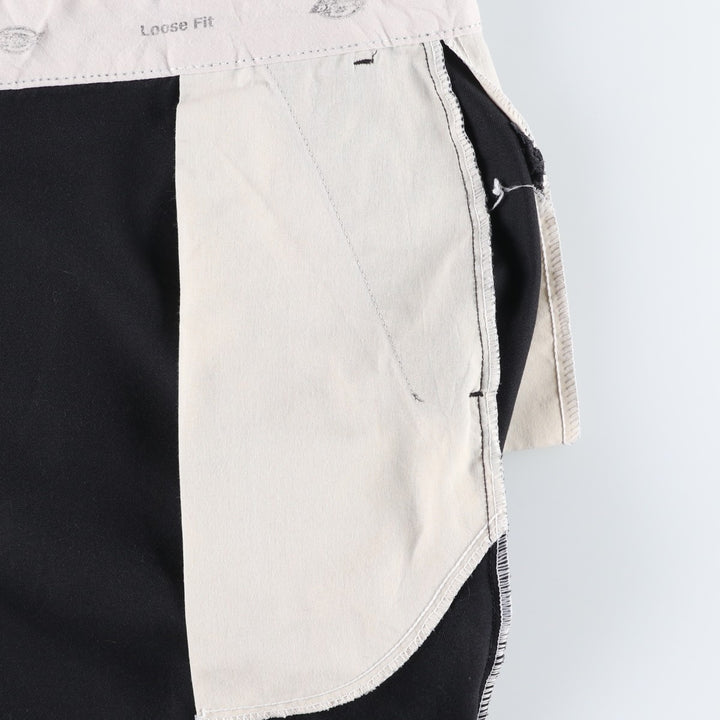 Dickies Loose Fit Work Shorts, Half Pants, Men's, W36 equivalent polyester black type Vintage Second Hand