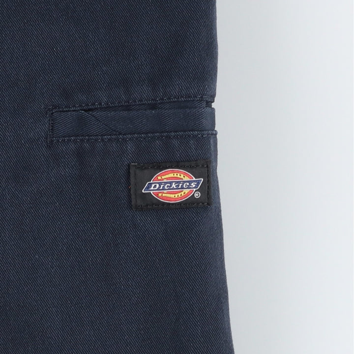 Dickies Loose Fit Work Shorts, Half Pants, Men's, W34 equivalent polyester navy blue type Vintage Second Hand
