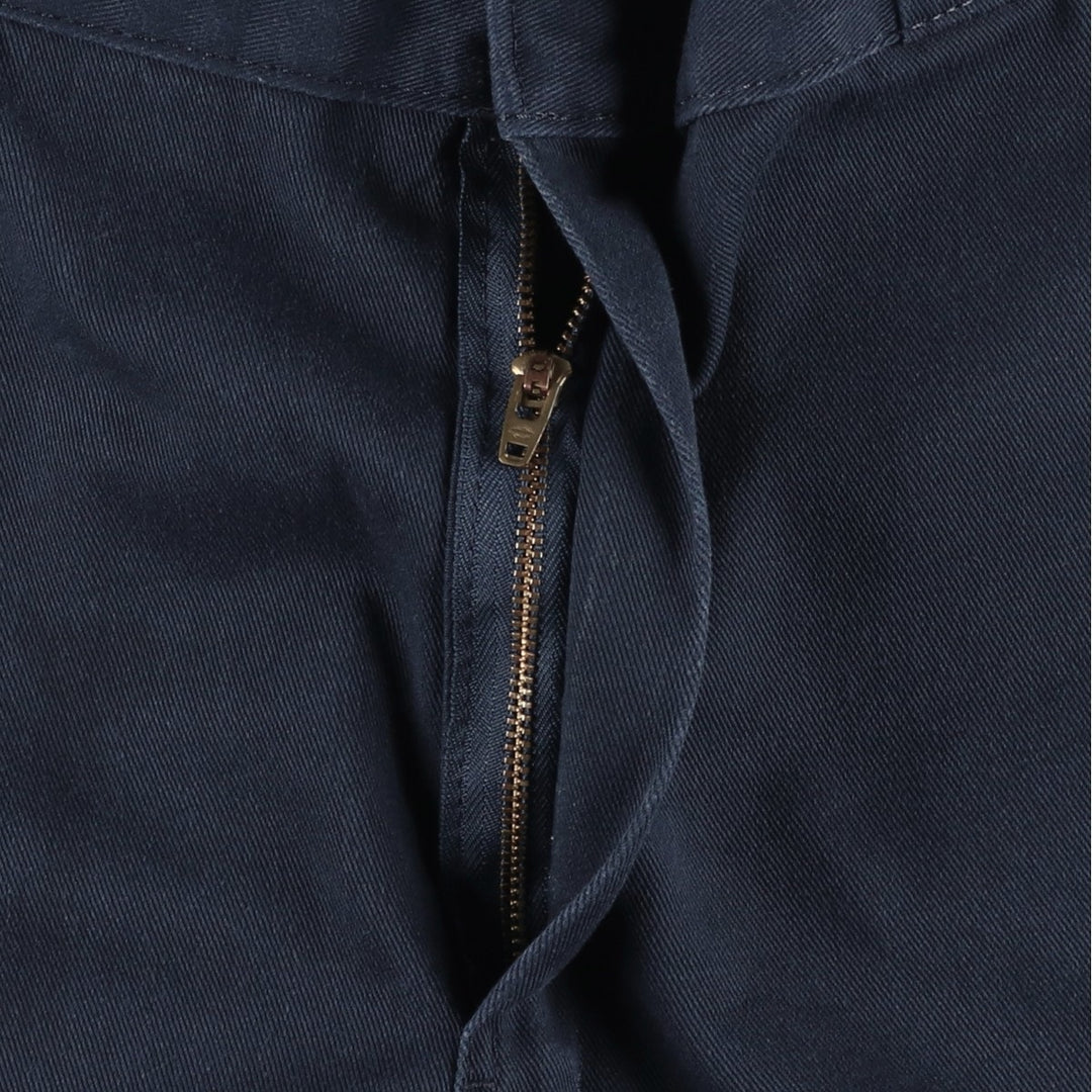 Dickies Loose Fit Work Shorts, Half Pants, Men's, W34 equivalent polyester navy blue type Vintage Second Hand