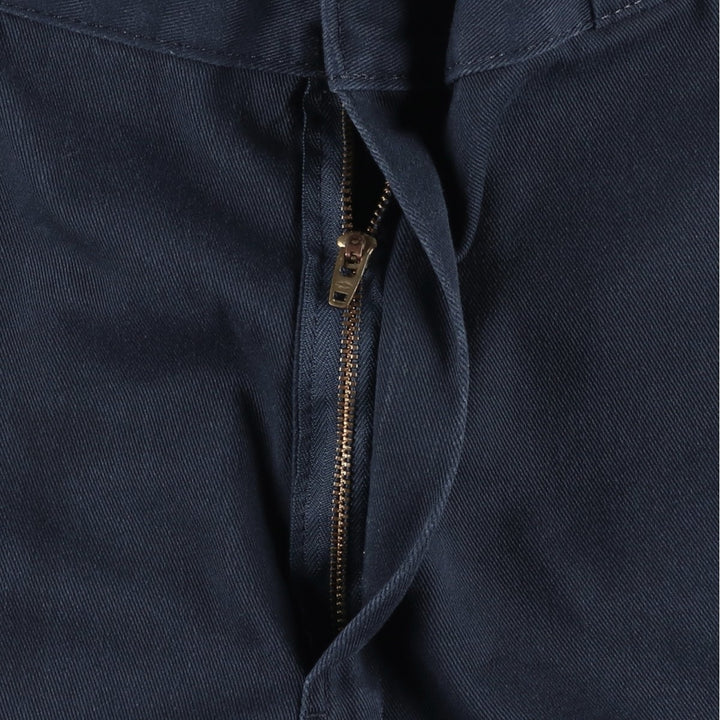 Dickies Loose Fit Work Shorts, Half Pants, Men's, W34 equivalent polyester navy blue type Vintage Second Hand