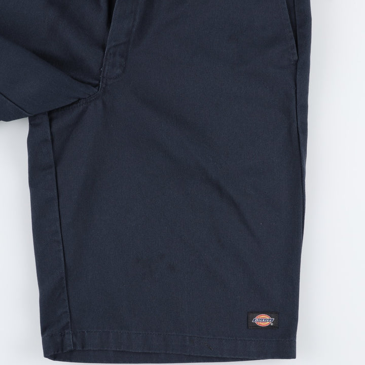 Dickies Loose Fit Work Shorts, Half Pants, Men's, W34 equivalent polyester navy blue type Vintage Second Hand
