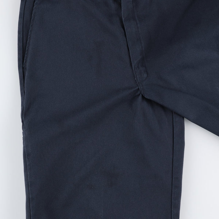 Dickies Loose Fit Work Shorts, Half Pants, Men's, W34 equivalent polyester navy blue type Vintage Second Hand