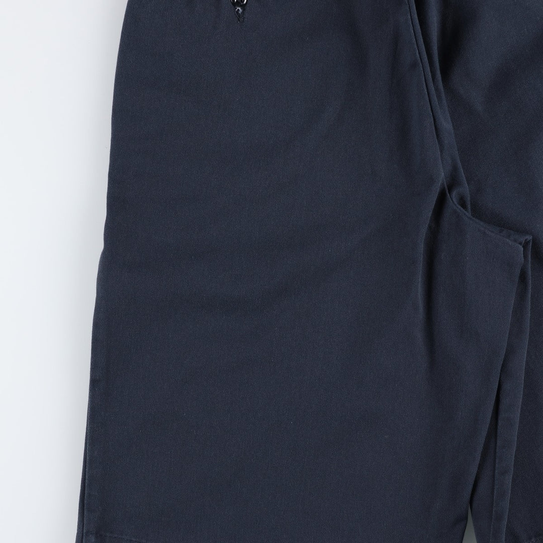 Dickies Loose Fit Work Shorts, Half Pants, Men's, W34 equivalent polyester navy blue type Vintage Second Hand