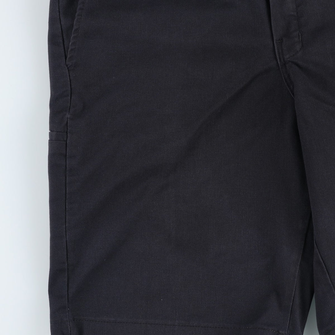 Dickies Relaxed Fit Work Shorts, Half Pants, Men's, W34 equivalent polyester black type Vintage Second Hand