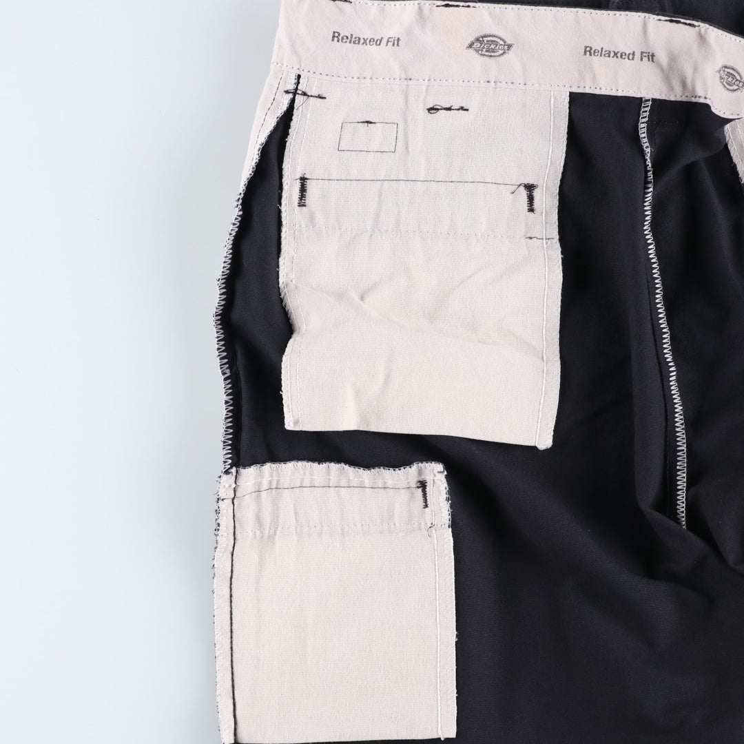 Dickies Relaxed Fit Work Shorts, Half Pants, Men's, W34 equivalent polyester black type Vintage Second Hand