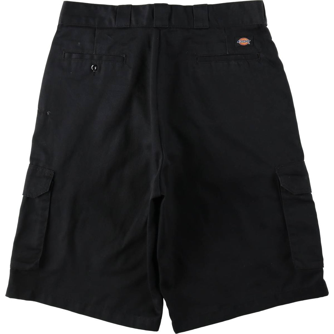 Dickies Loose Fit Cargo Shorts, Half Pants, Men's, W36 equivalent polyester black type Vintage Second Hand