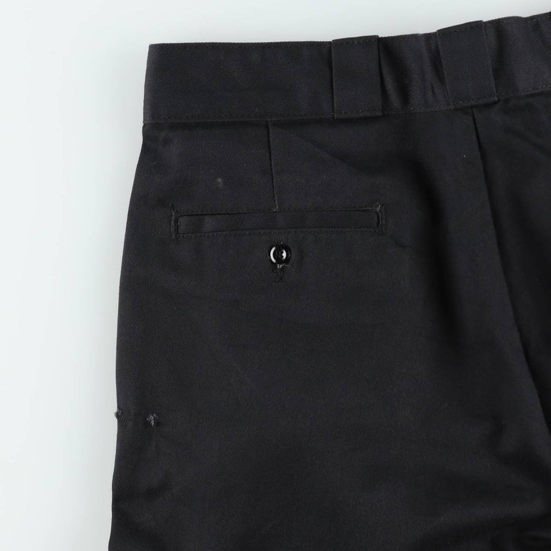 Dickies Loose Fit Cargo Shorts, Half Pants, Men's, W36 equivalent polyester black type Vintage Second Hand