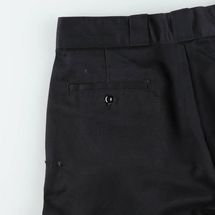 Dickies Loose Fit Cargo Shorts, Half Pants, Men's, W36 equivalent polyester black type Vintage Second Hand