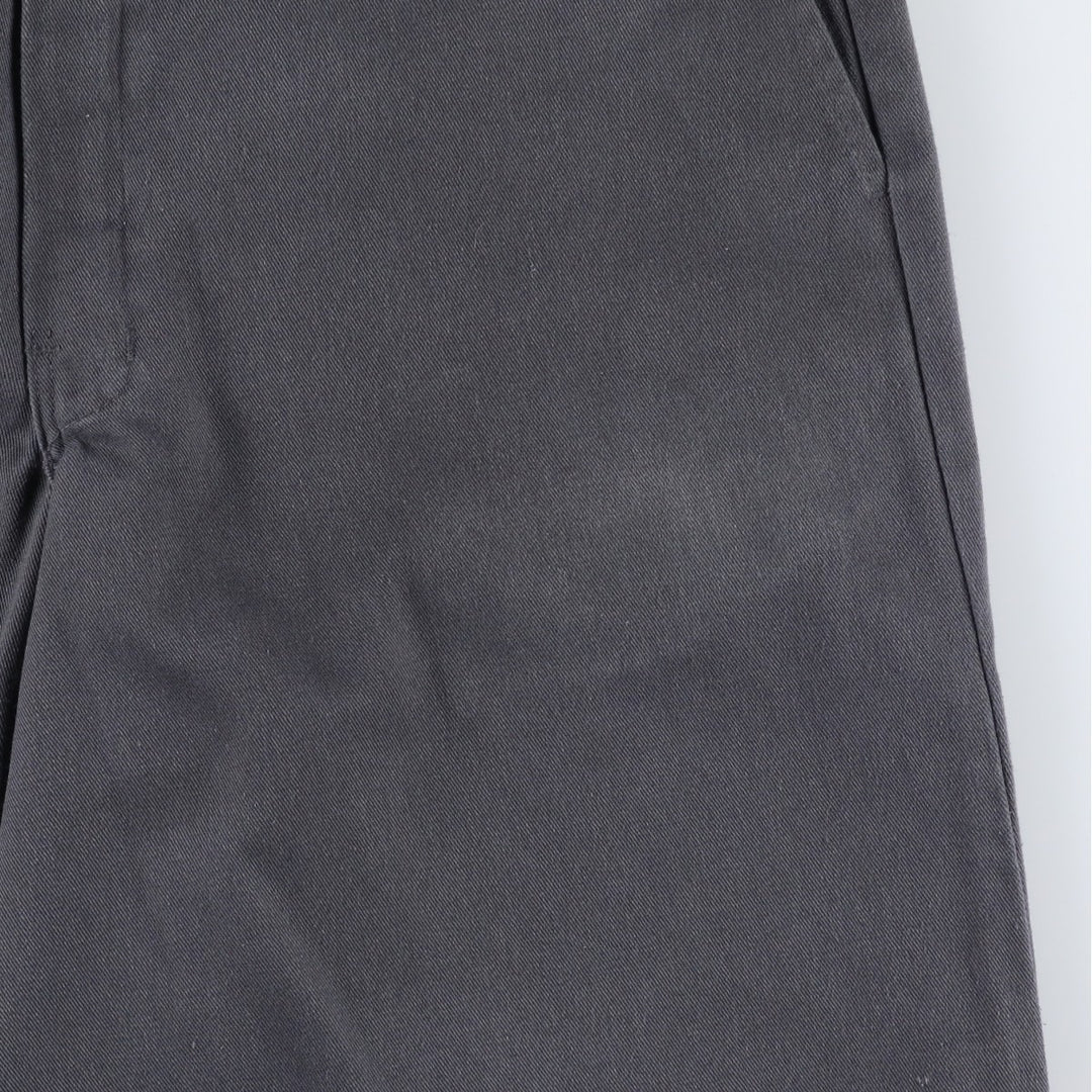Dickies Loose Fit Work Shorts, Half Pants, Men's, W32 equivalent polyester gray type Vintage Second Hand
