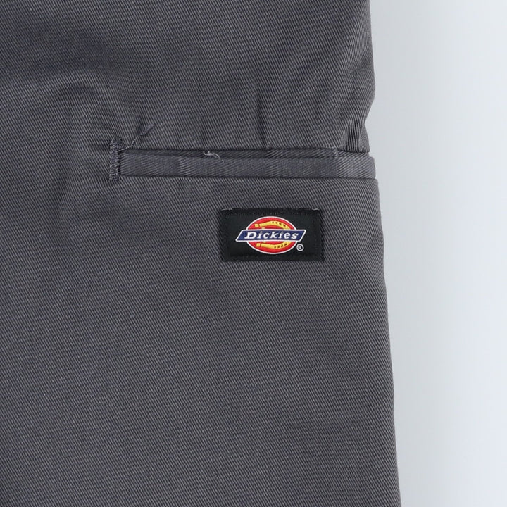 Dickies Loose Fit Work Shorts, Half Pants, Men's, W33 equivalent polyester gray type Vintage Second Hand