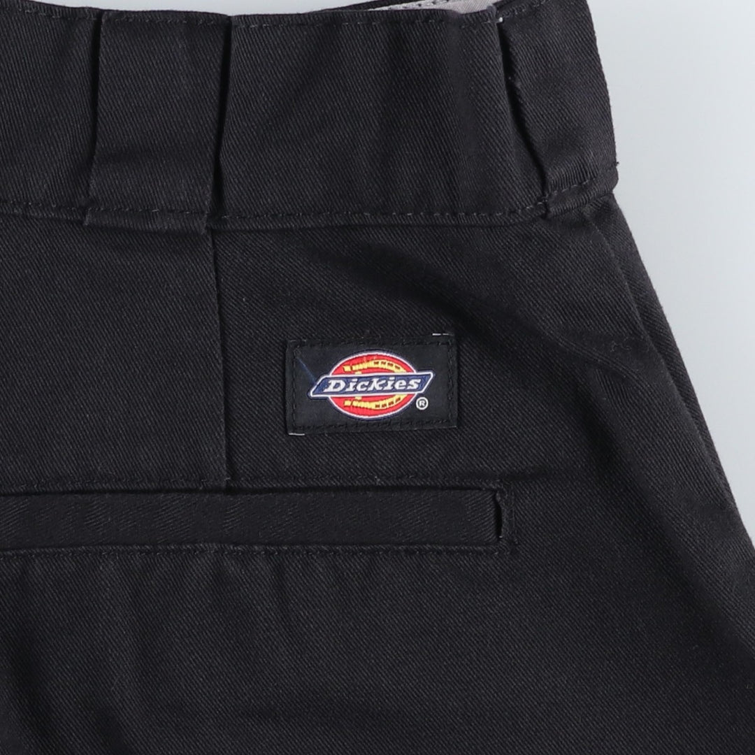 Dickies Loose Fit Cargo Shorts (Men's, equivalent to size W32) polyester black type Vintage Second Hand