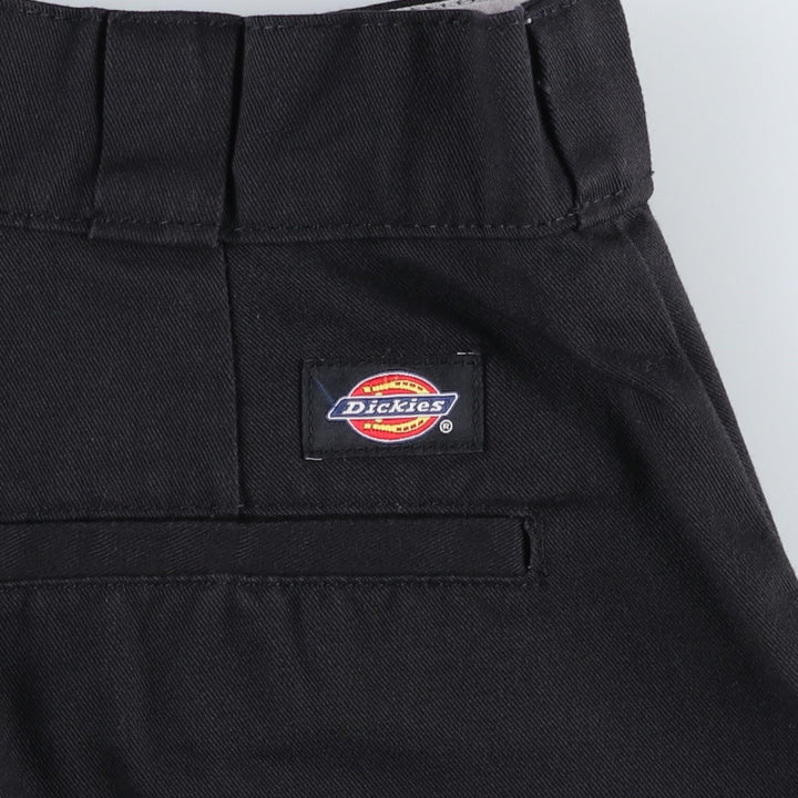 Dickies Loose Fit Cargo Shorts (Men's, equivalent to size W32) polyester black type Vintage Second Hand