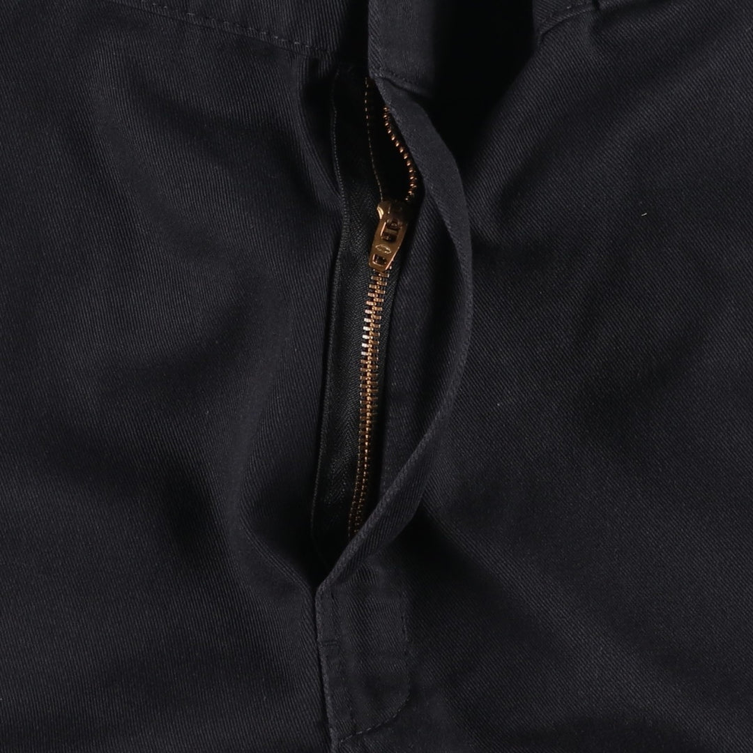 Dickies Loose Fit Cargo Shorts (Men's, equivalent to size W32) polyester black type Vintage Second Hand