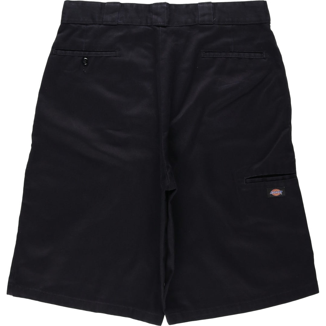 Dickies Loose Fit Work Shorts, Half Pants, Men's, W36 equivalent polyester black type Vintage Second Hand