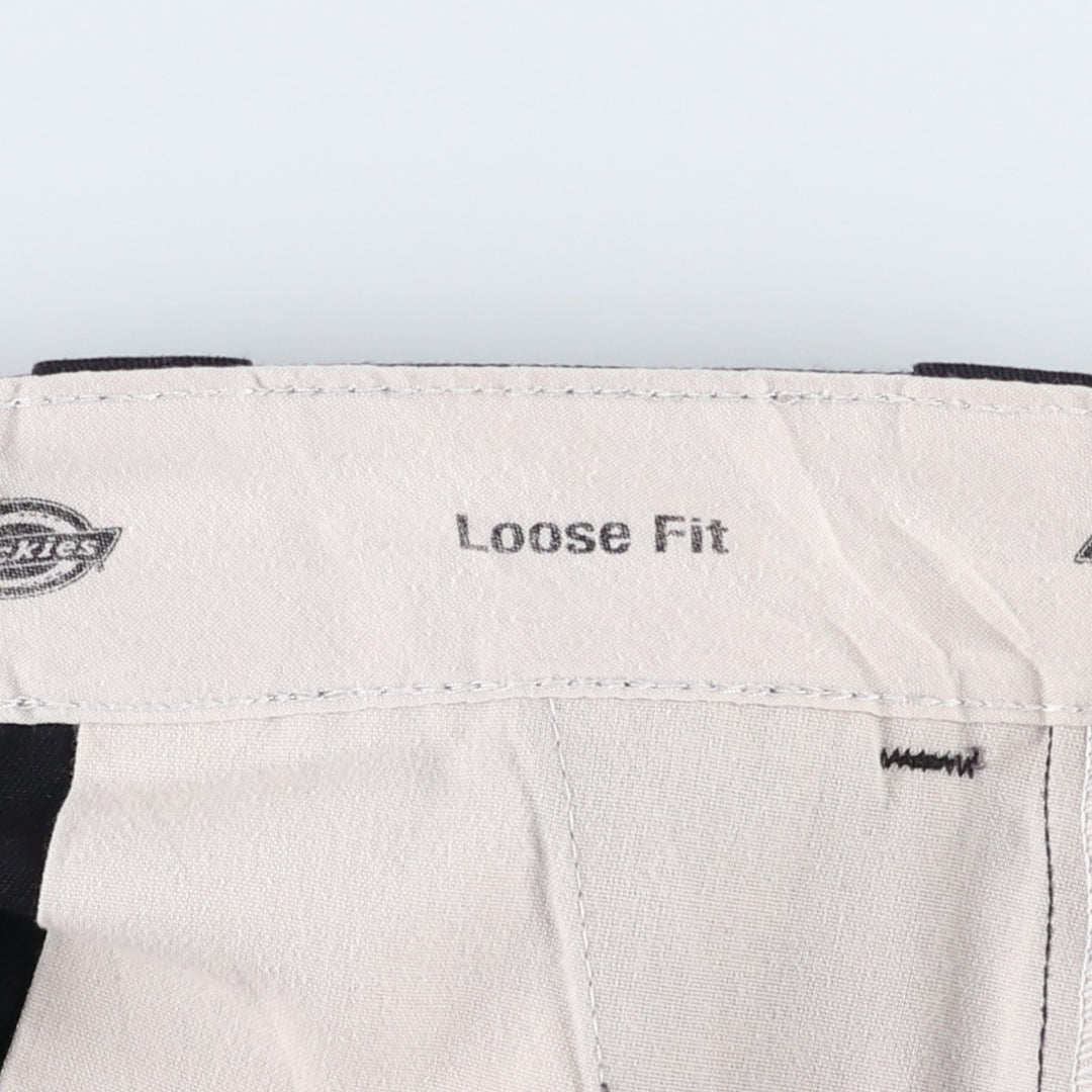 Dickies Loose Fit Work Shorts, Half Pants, Men's, W36 equivalent polyester black type Vintage Second Hand