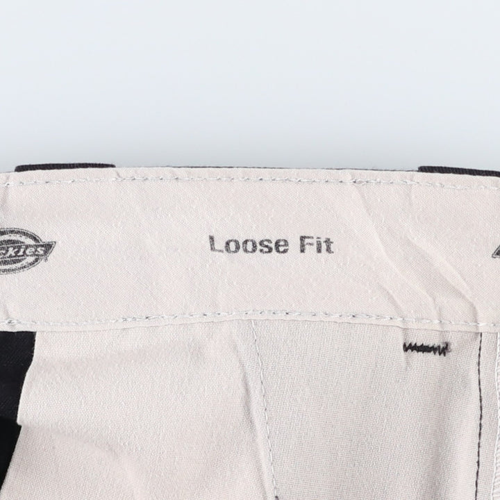 Dickies Loose Fit Work Shorts, Half Pants, Men's, W36 equivalent polyester black type Vintage Second Hand