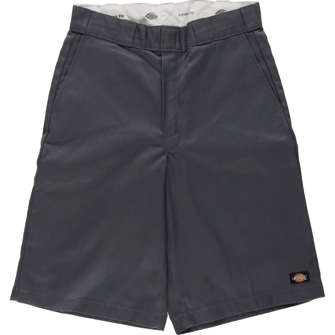 Dickies Loose Fit Work Shorts, Half Pants, Men's, W32 equivalent polyester gray type Vintage Second Hand