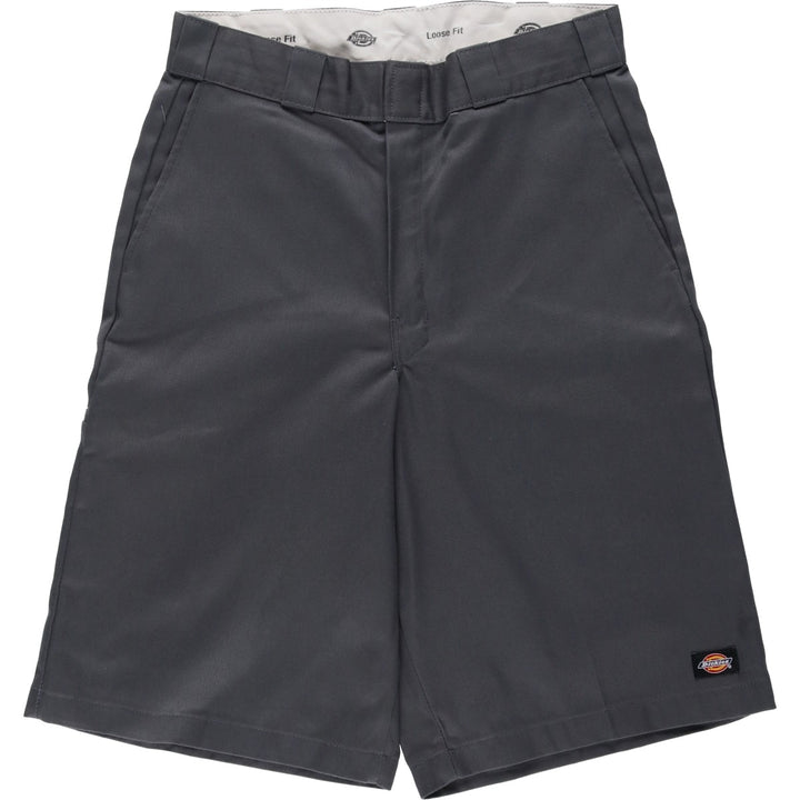 Dickies Loose Fit Work Shorts, Half Pants, Men's, W32 equivalent polyester gray type Vintage Second Hand
