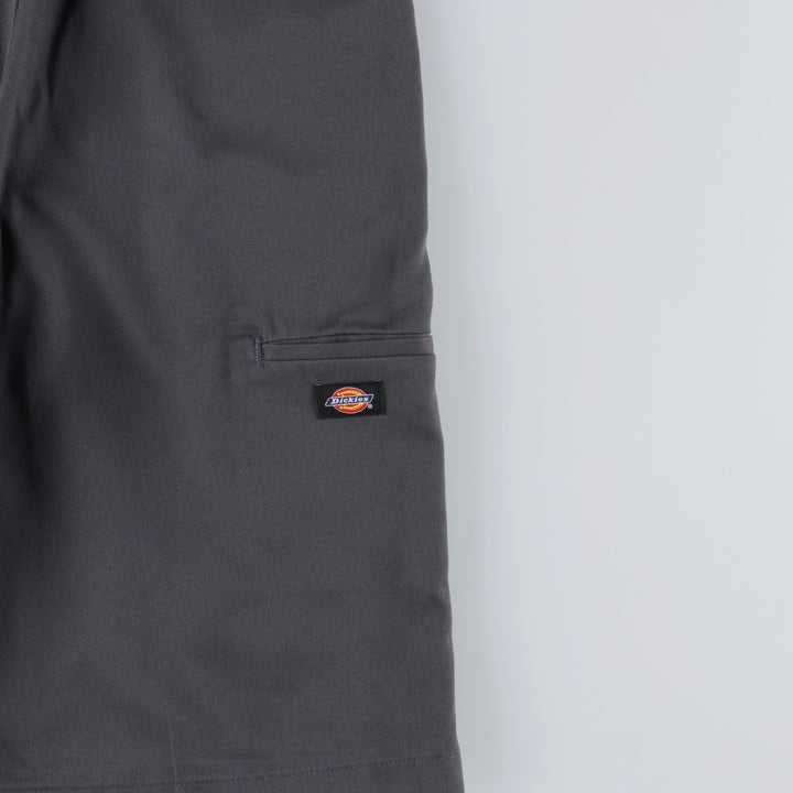 Dickies Loose Fit Work Shorts, Half Pants, Men's, W32 equivalent polyester gray type Vintage Second Hand