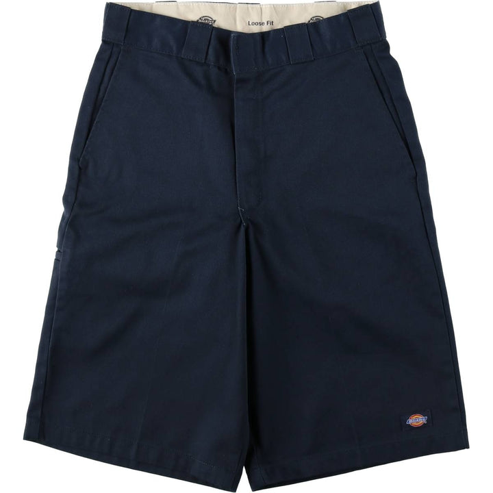 Dickies Loose Fit Work Shorts, Half Pants, Men's, W30 equivalent polyester navy blue type Vintage Second Hand