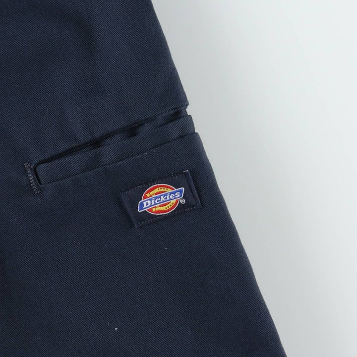 Dickies Loose Fit Work Shorts, Half Pants, Men's, W30 equivalent polyester navy blue type Vintage Second Hand