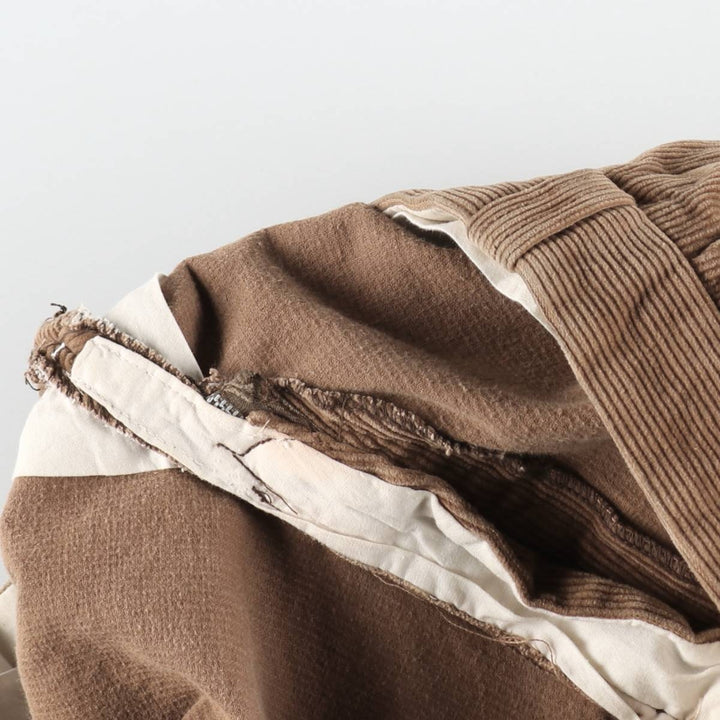 Flared corduroy pants, men's size W33 (approx.) unclear brown type Vintage Second Hand