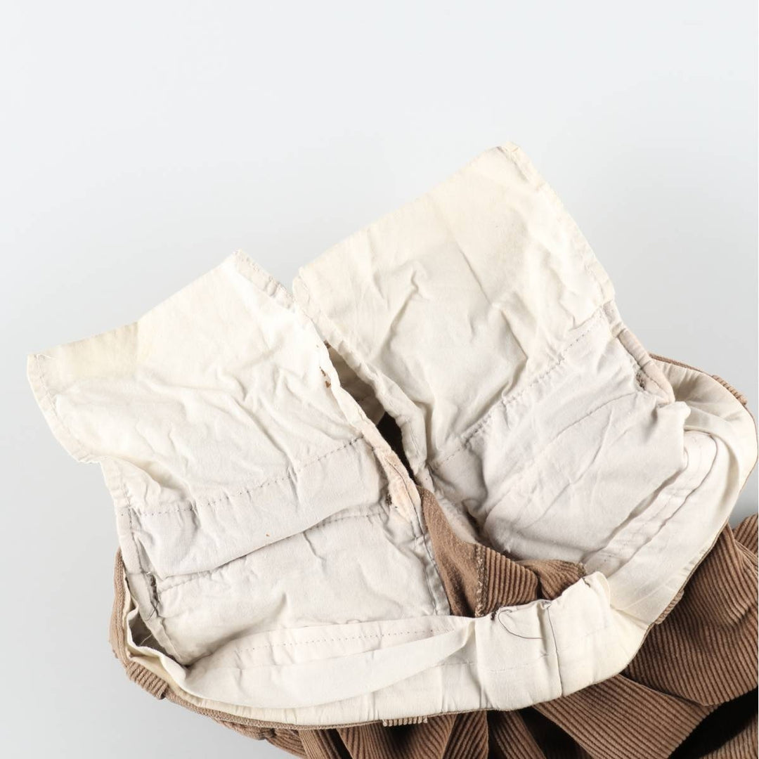 Flared corduroy pants, men's size W33 (approx.) unclear brown type Vintage Second Hand