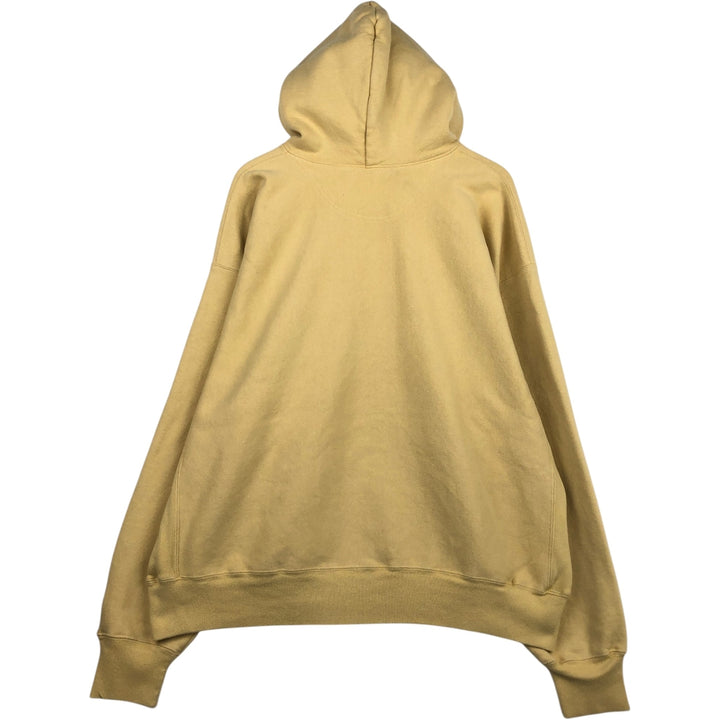 2000'S Champion Premium Reverse Weave 3-Print College Sweatshirt Pullover Hoodie, Men's XXL equivalent. cotton yellow type Vintage Second Hand