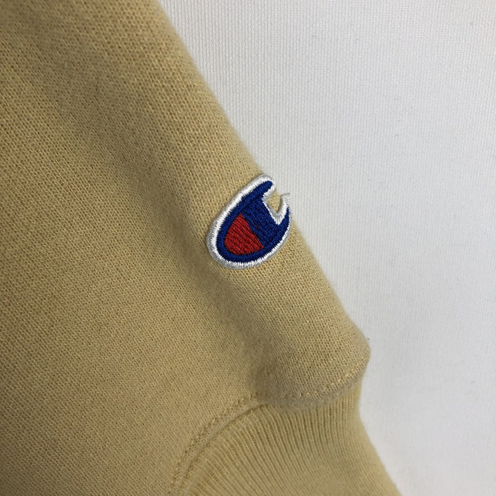 2000'S Champion Premium Reverse Weave 3-Print College Sweatshirt Pullover Hoodie, Men's XXL equivalent. cotton yellow type Vintage Second Hand