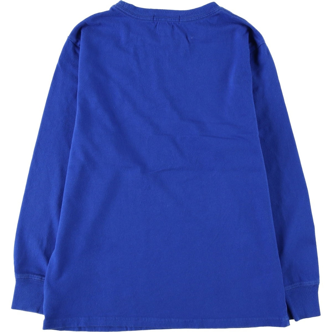 Ralph Lauren POLO RALPH LAUREN long-sleeved T-shirt, women's size S cotton blue type Vintage Second Hand