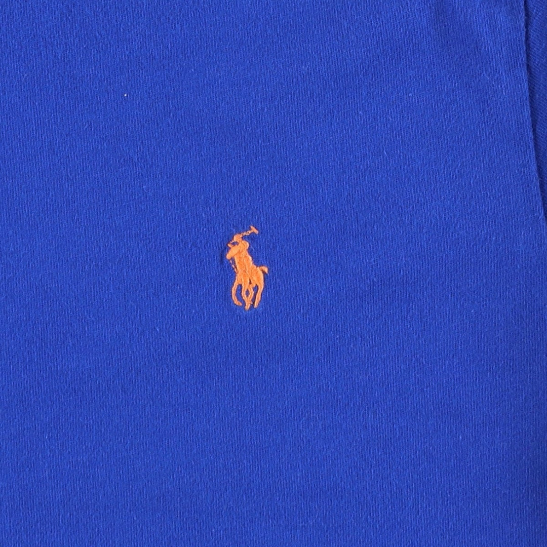 Ralph Lauren POLO RALPH LAUREN long-sleeved T-shirt, women's size S cotton blue type Vintage Second Hand